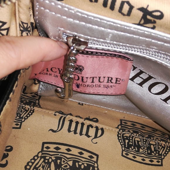 JUICY COUTURE velour satchel purse - Picture 9 of 11